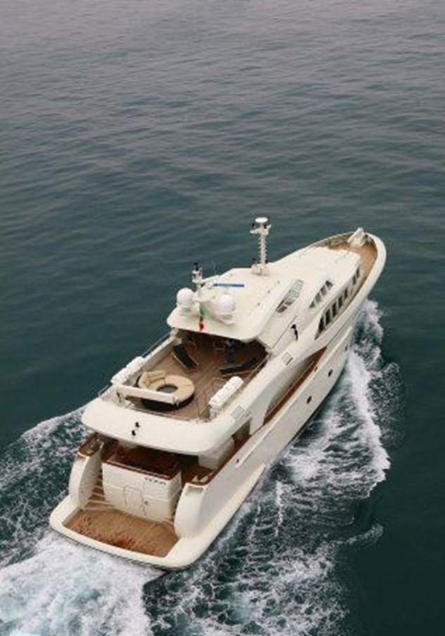 a boat on the water aboard BENETTI STYLE Yacht for Sale
