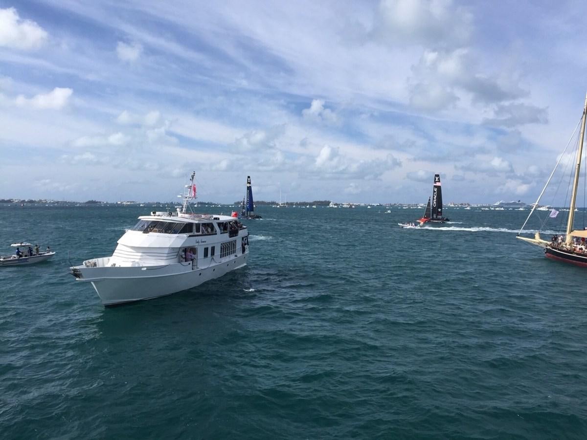 boats in the water aboard LADY TAMARA Yacht for Sale
