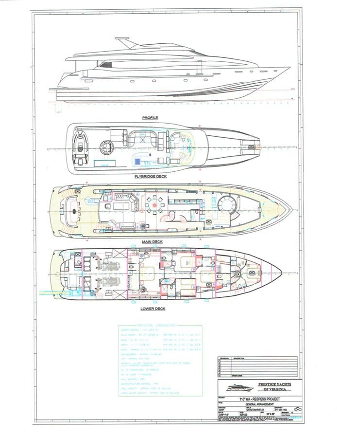 diagram aboard IDLETYME II Yacht for Sale