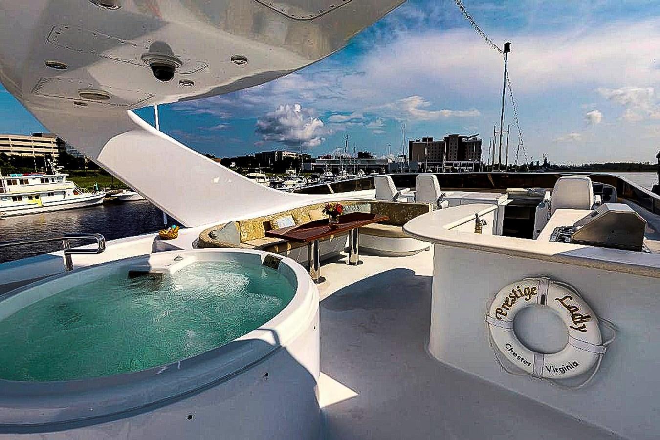 a model of a space shuttle aboard IDLETYME II Yacht for Sale