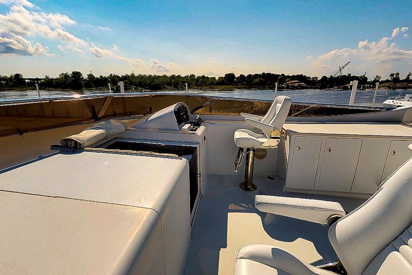 a view of the water from the deck of a boat aboard IDLETYME II Yacht for Sale