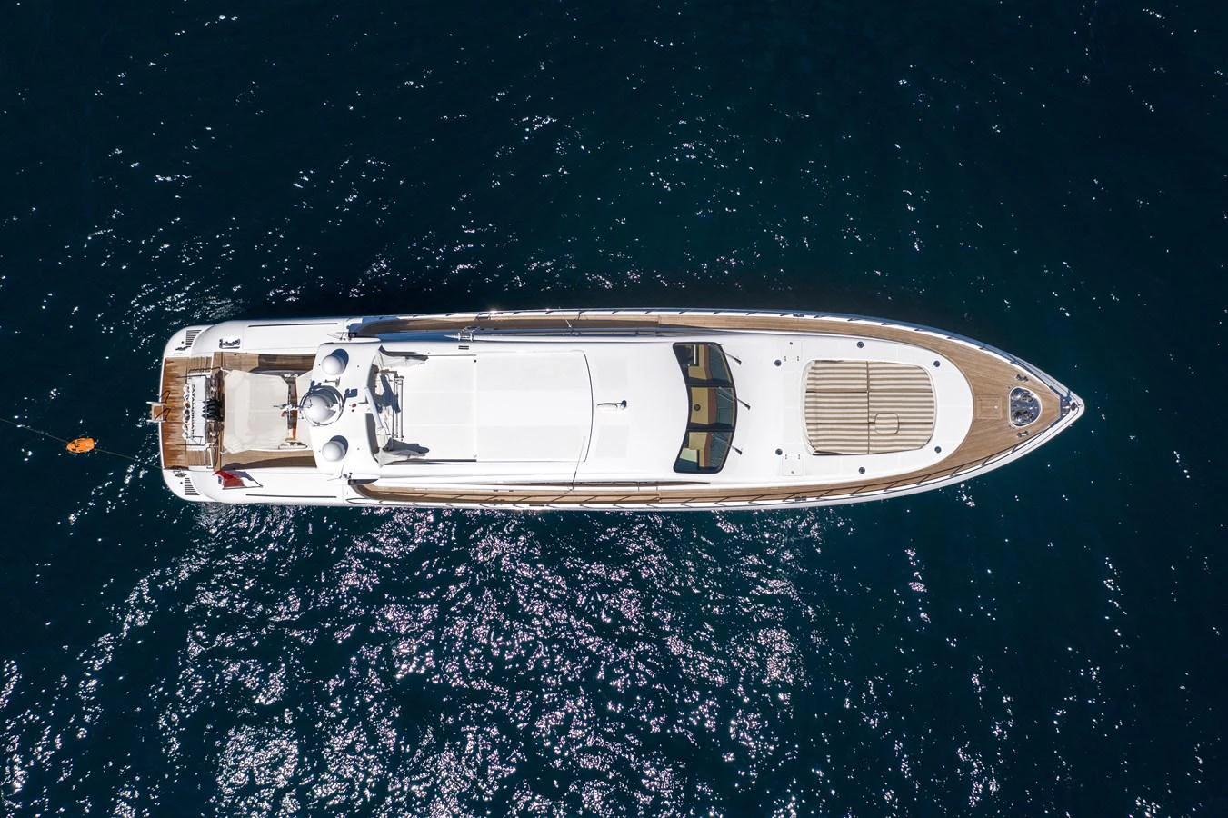 a space ship in space aboard FATAMORGANA Yacht for Sale