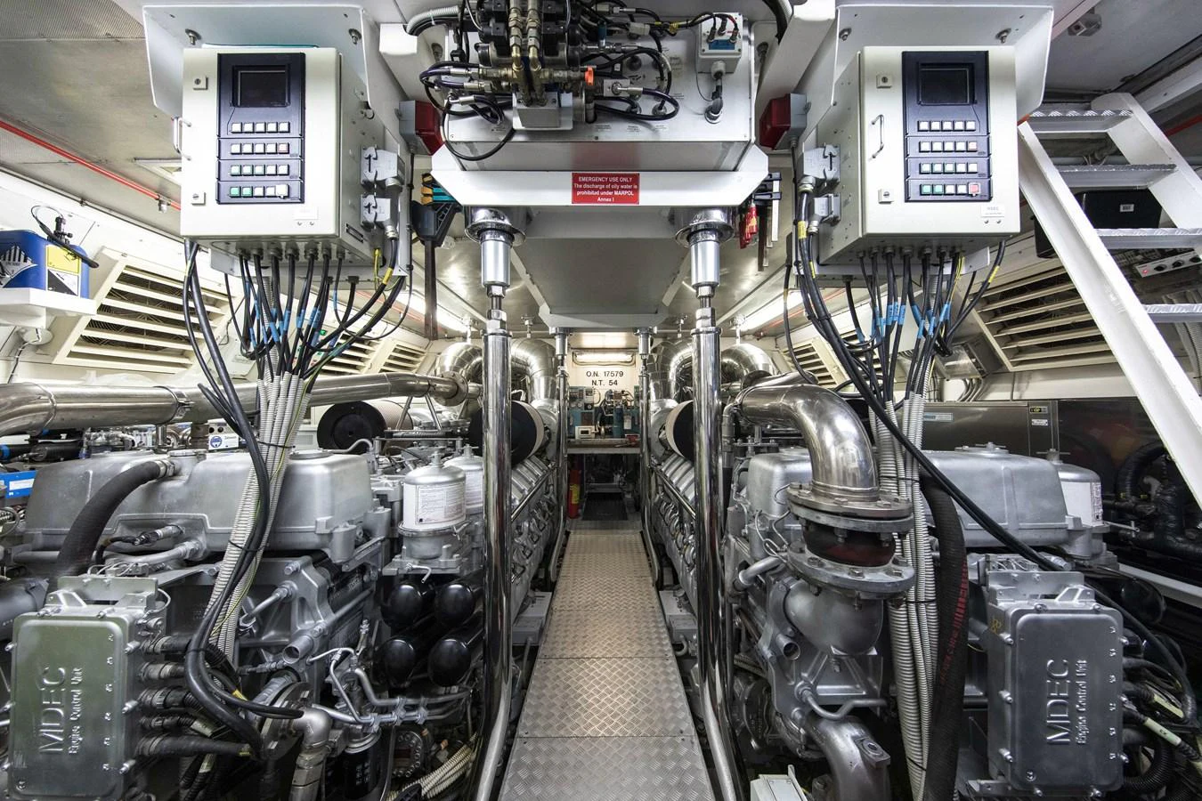 a close-up of a machine aboard FATAMORGANA Yacht for Sale