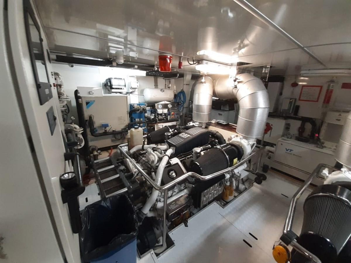 a room full of equipment aboard CYRUS YACHT 108 Yacht for Sale