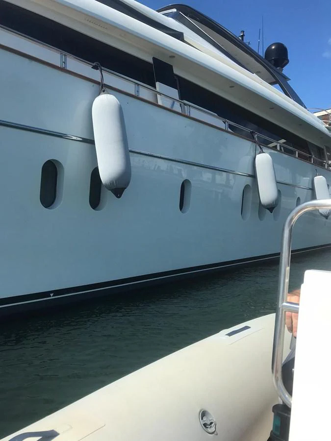 a boat on the water aboard FIFTH AVENUE Yacht for Sale