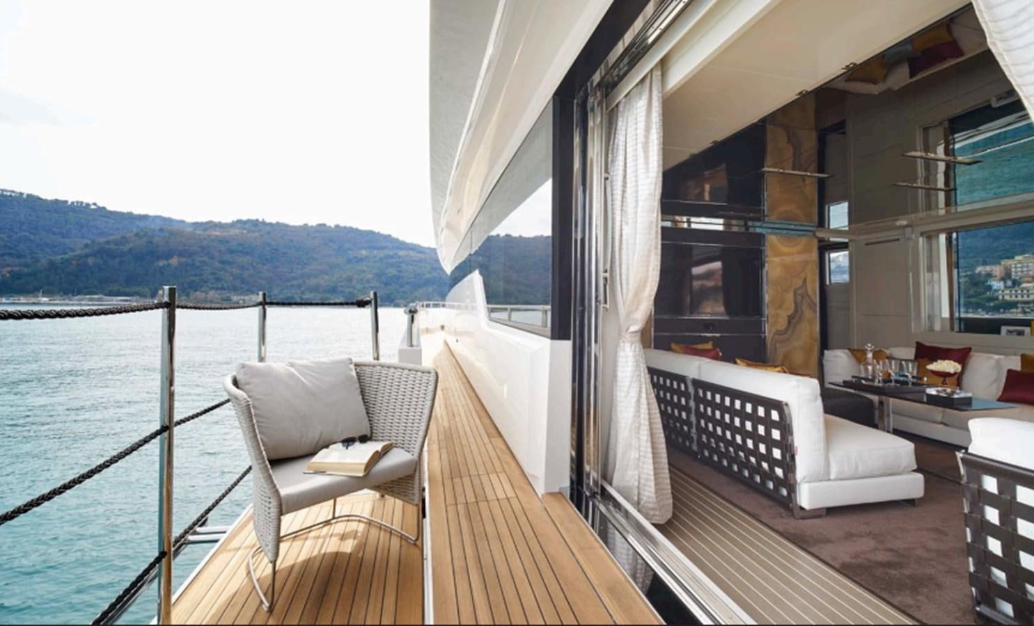 a boat on the water aboard SALT Yacht for Charter