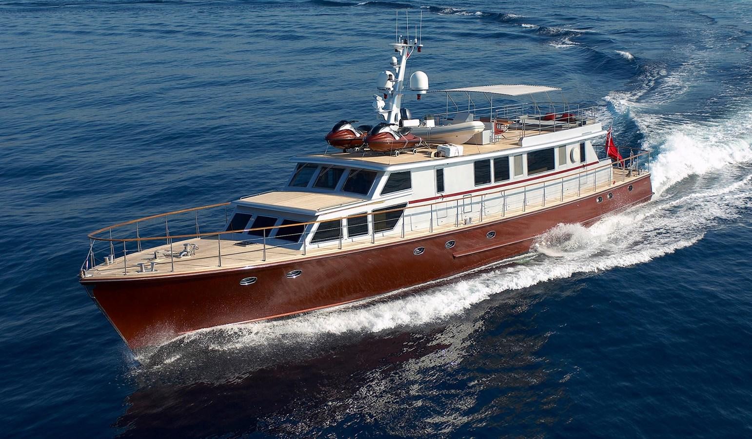 a boat on the water aboard TEMPEST WS Yacht for Sale