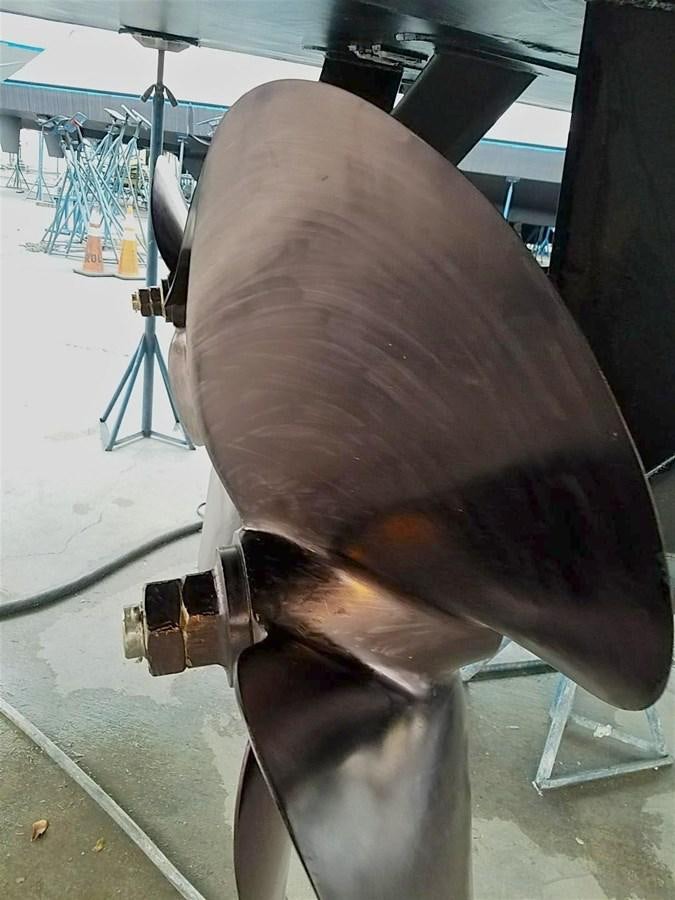 a close-up of a foot aboard ISABELLA Yacht for Sale