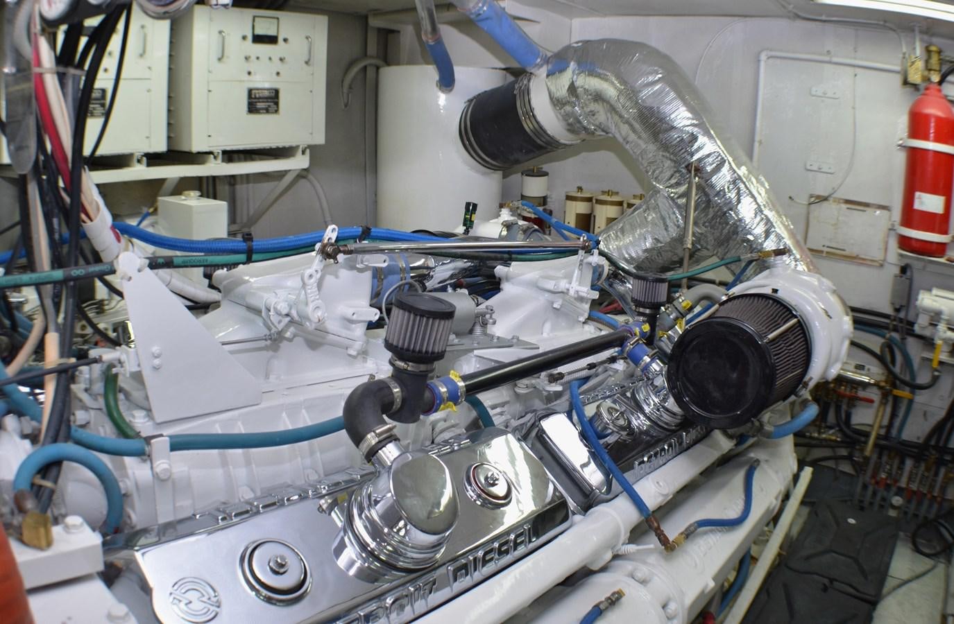 a machine with blue wires aboard ISABELLA Yacht for Sale