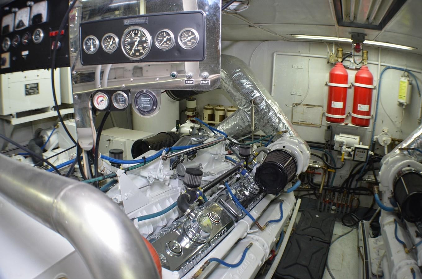 a machine with a blue light aboard ISABELLA Yacht for Sale