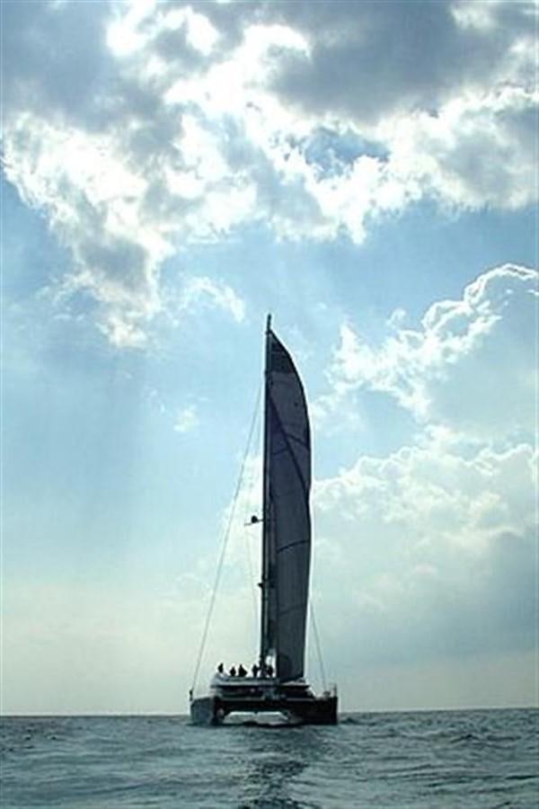 a sailboat on the water aboard 102' 2007 BLUBAY 102 Yacht for Sale