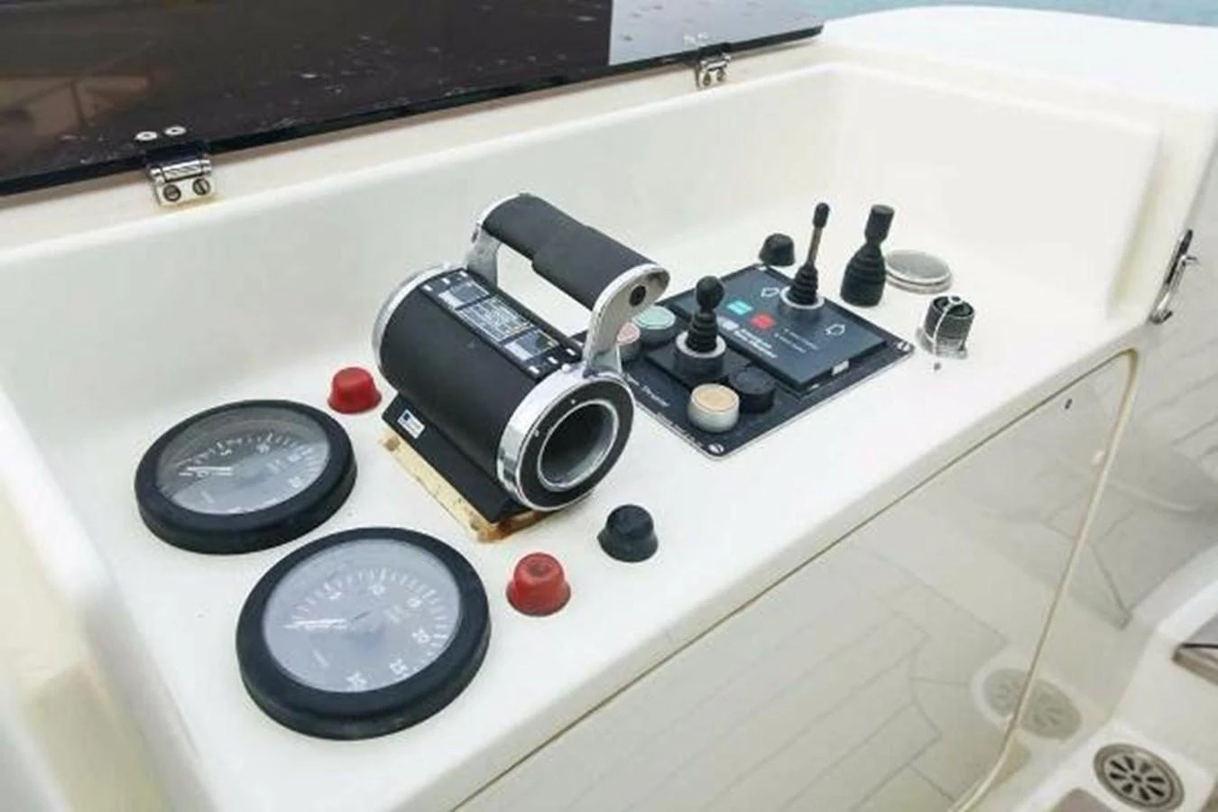a machine on the counter aboard GIHRAMAR Yacht for Sale