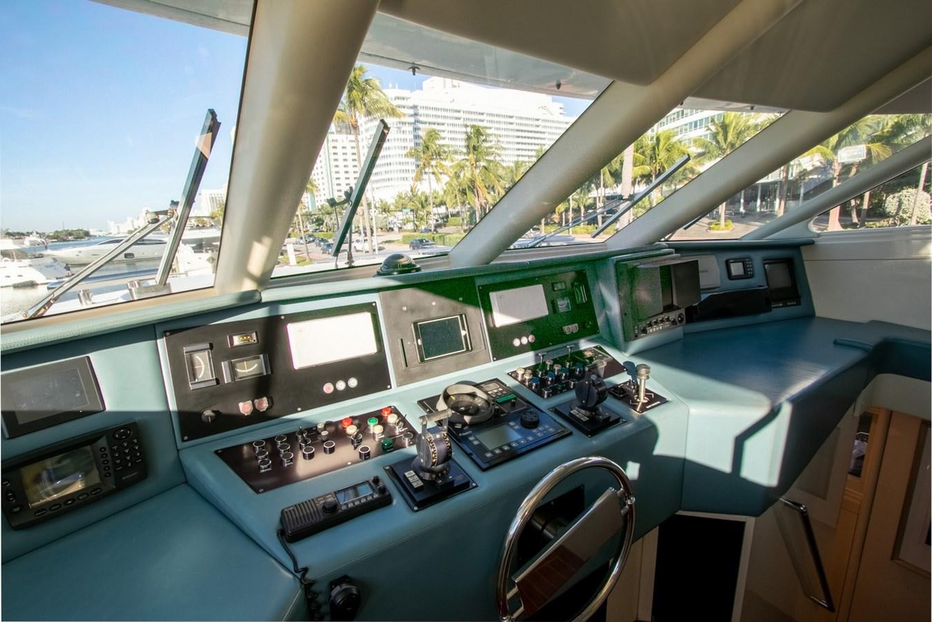 inside of a vehicle aboard HIGH LINE Yacht for Sale