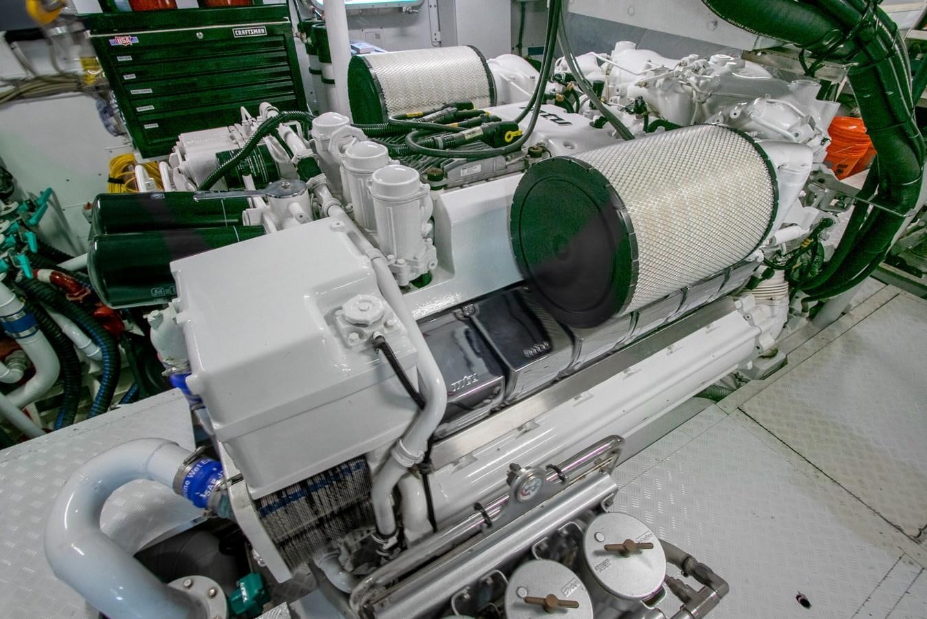 a close-up of a machine aboard HIGH LINE Yacht for Sale