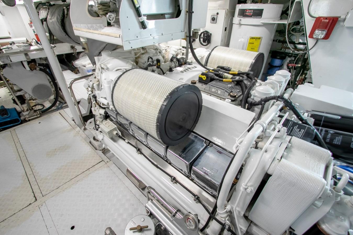 a close-up of a machine aboard HIGH LINE Yacht for Sale