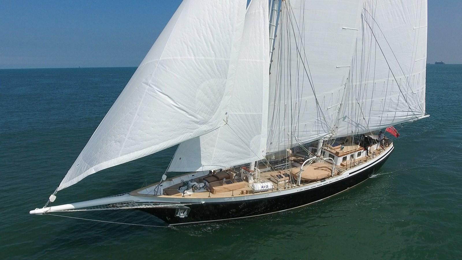 a sailboat on the water aboard BORKUMRIFF II Yacht for Sale