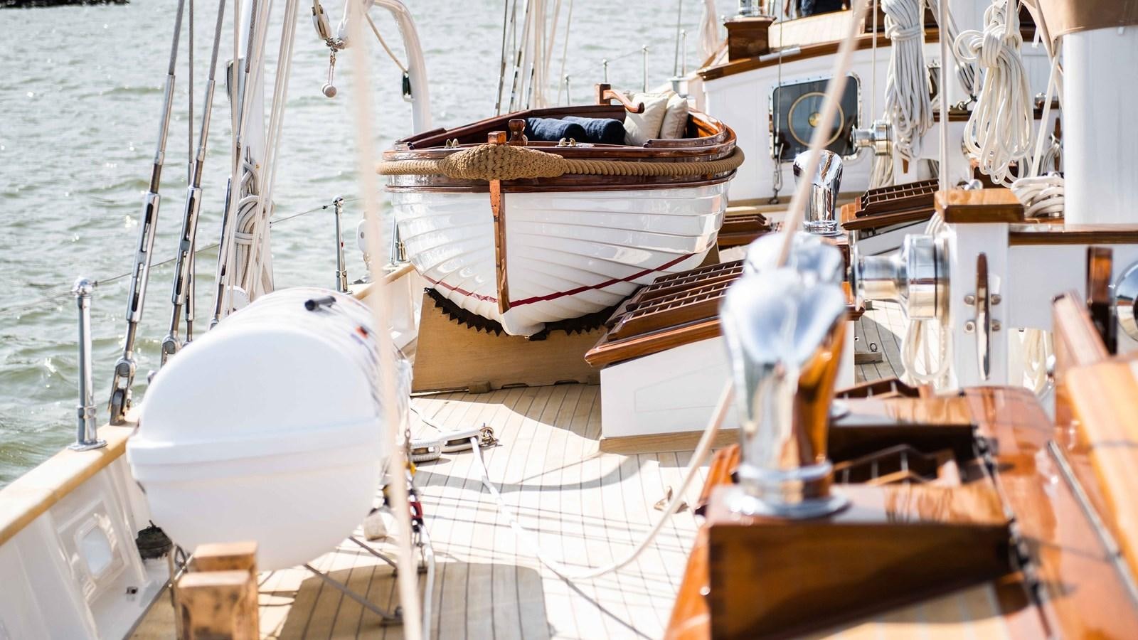 a boat on the water aboard BORKUMRIFF II Yacht for Sale