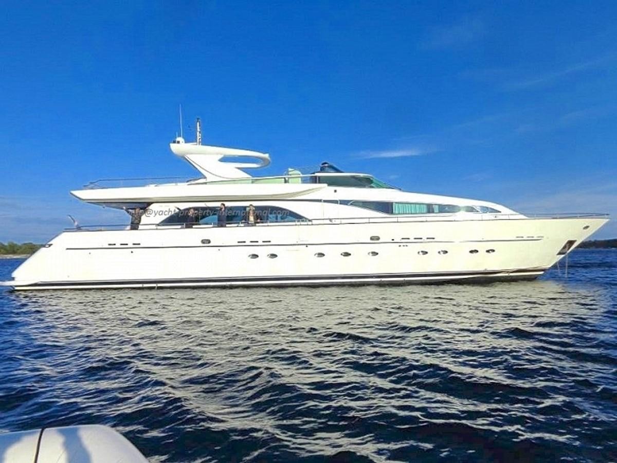 a white yacht on the water aboard AZIMUT STYLE Yacht for Sale