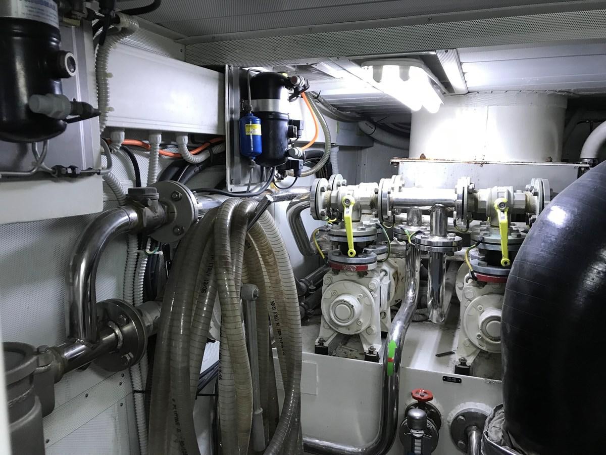 a close-up of a machine aboard AZIMUT 98/38 Yacht for Sale