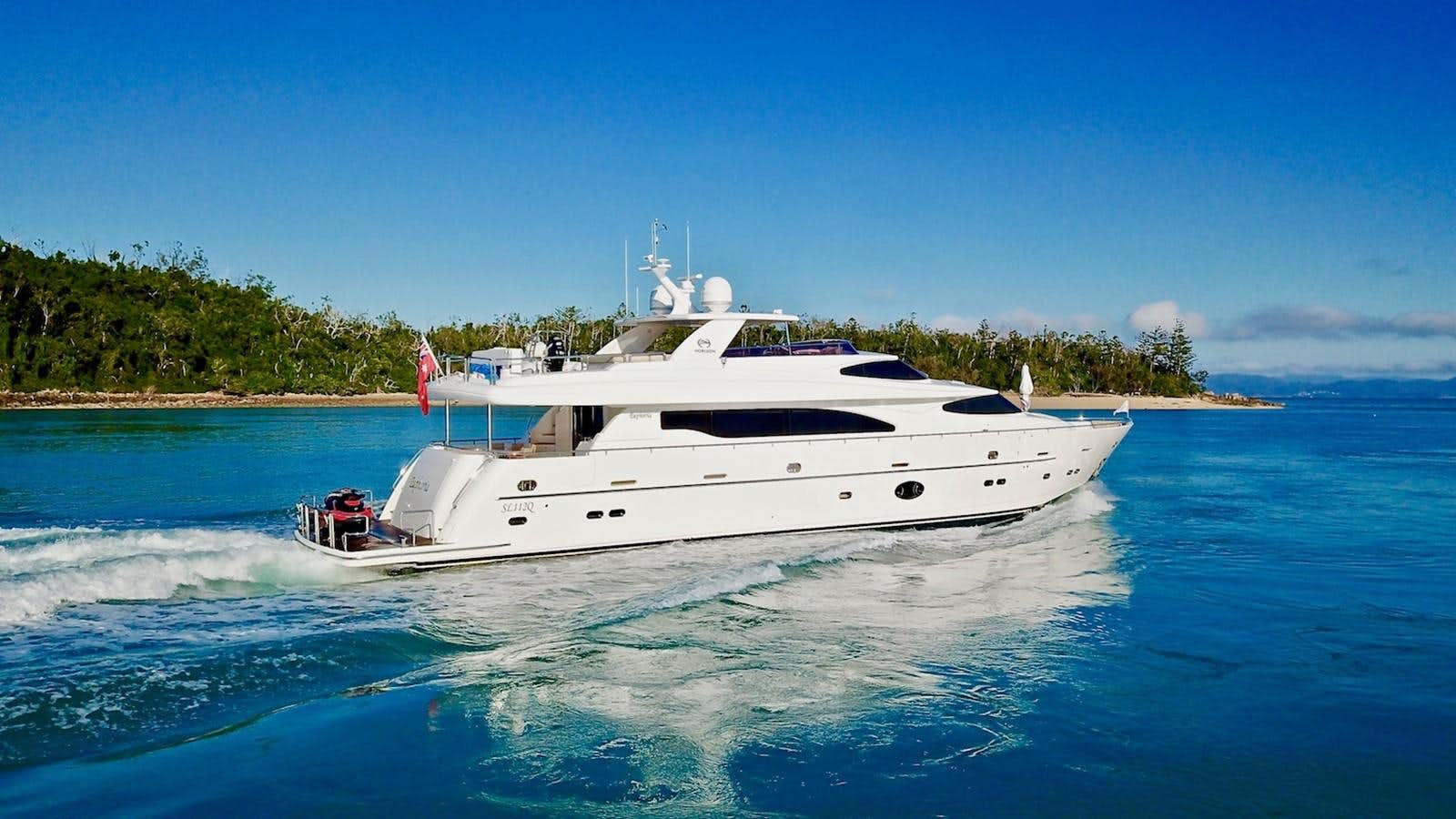 a boat on the water aboard EUPHORIA Yacht for Sale