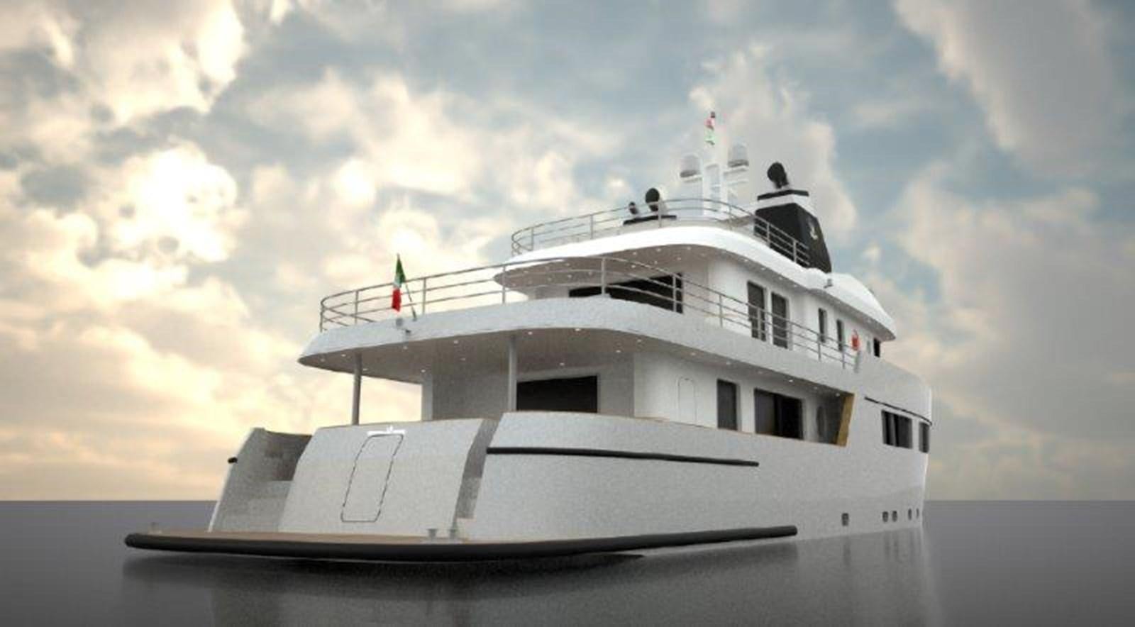 a boat on the water aboard OCEAN KING AMERICANA Yacht for Sale