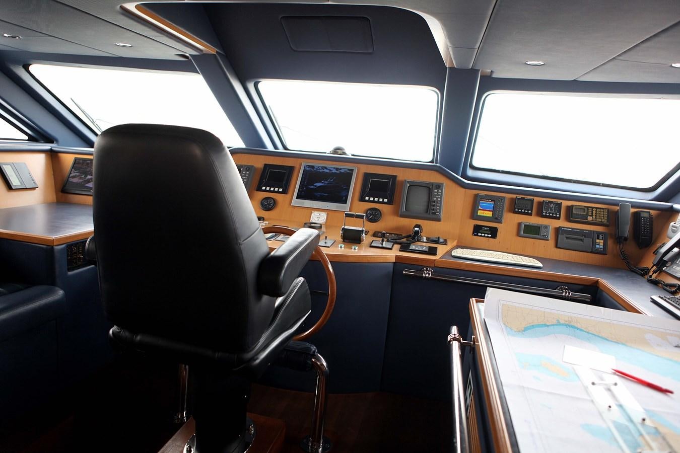 inside of a vehicle aboard ANYPA Yacht for Sale