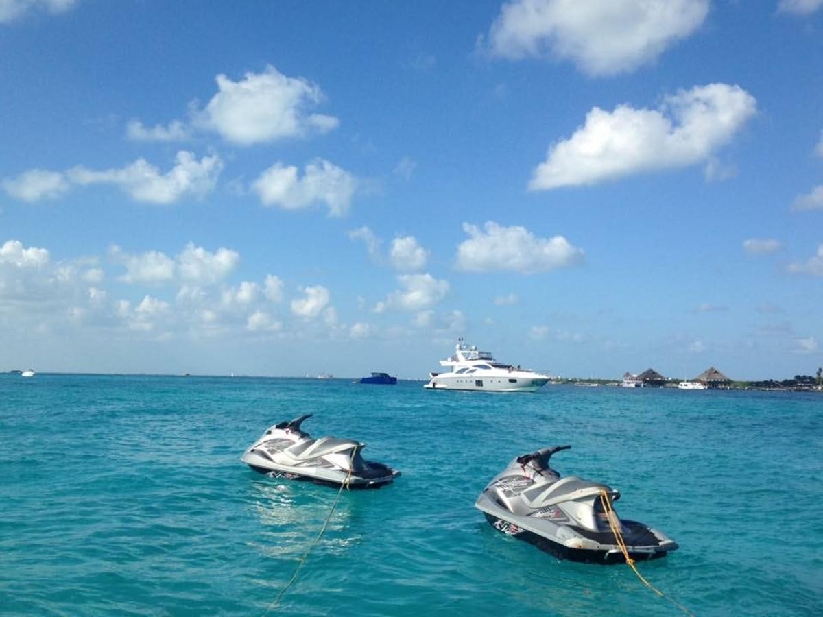 boats in the water aboard AZIMUT 100' Yacht for Sale