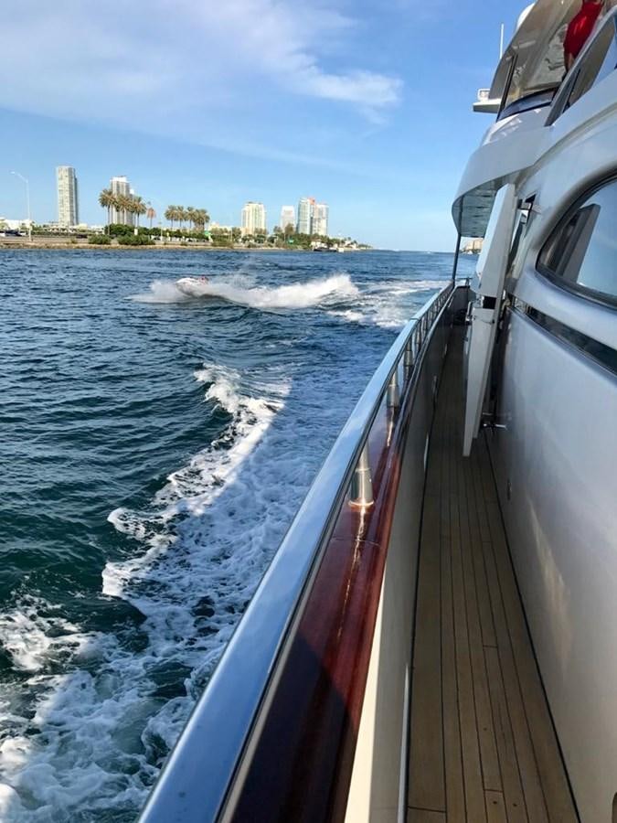 a boat on the water aboard CAROBELLE Yacht for Sale
