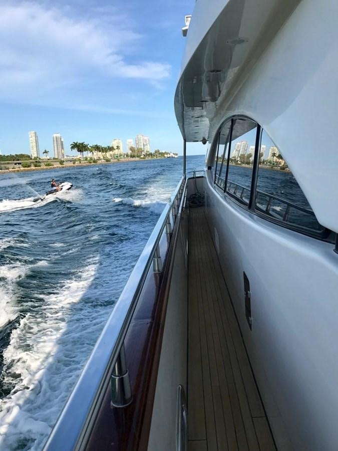 a boat on the water aboard CAROBELLE Yacht for Sale