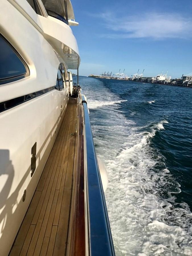 a boat on the water aboard CAROBELLE Yacht for Sale