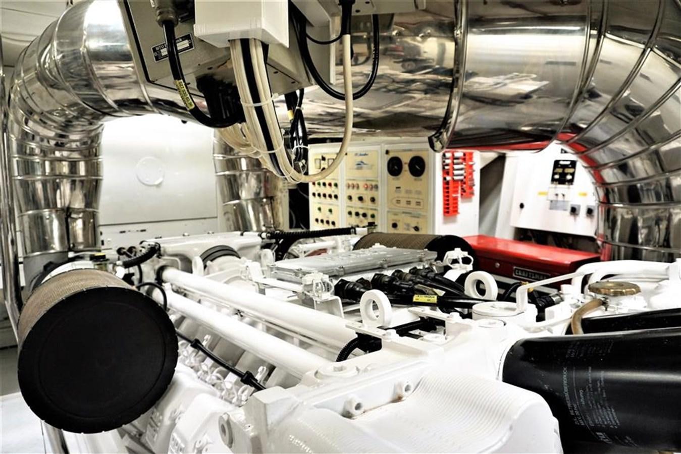 a close-up of a machine aboard CAROBELLE Yacht for Sale
