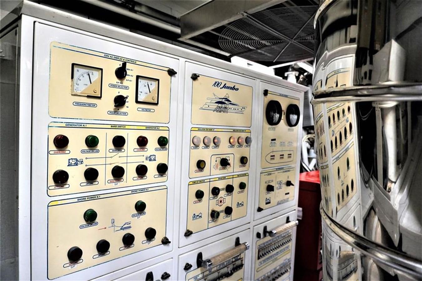a machine with buttons aboard CAROBELLE Yacht for Sale