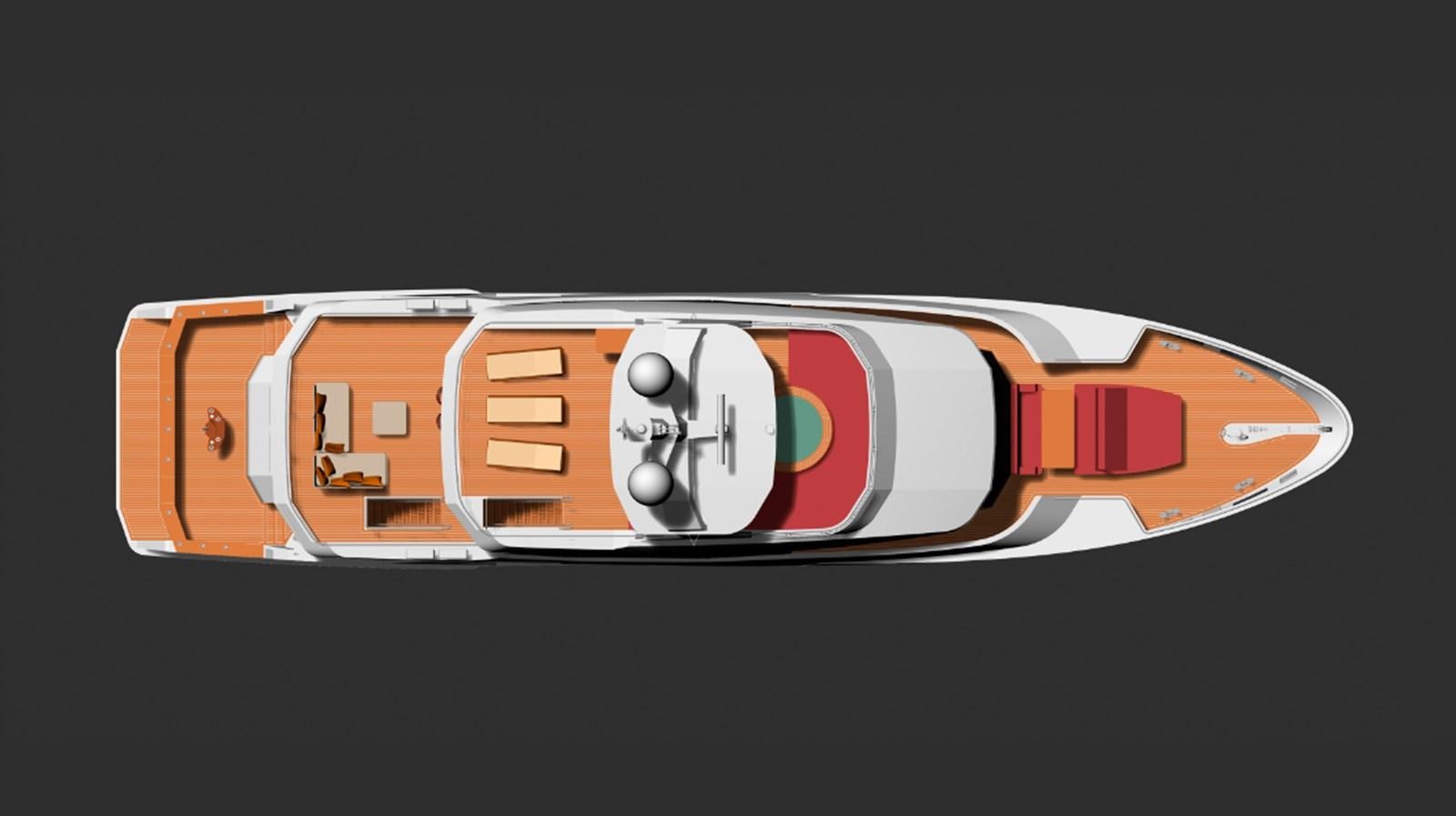 logo aboard AVENTURA 106 Yacht for Sale