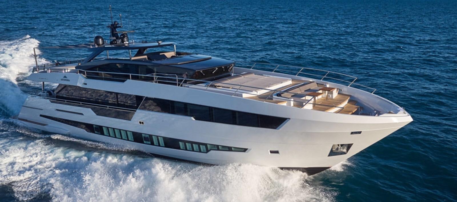 a white yacht on the water aboard AST100CENROY Yacht for Sale