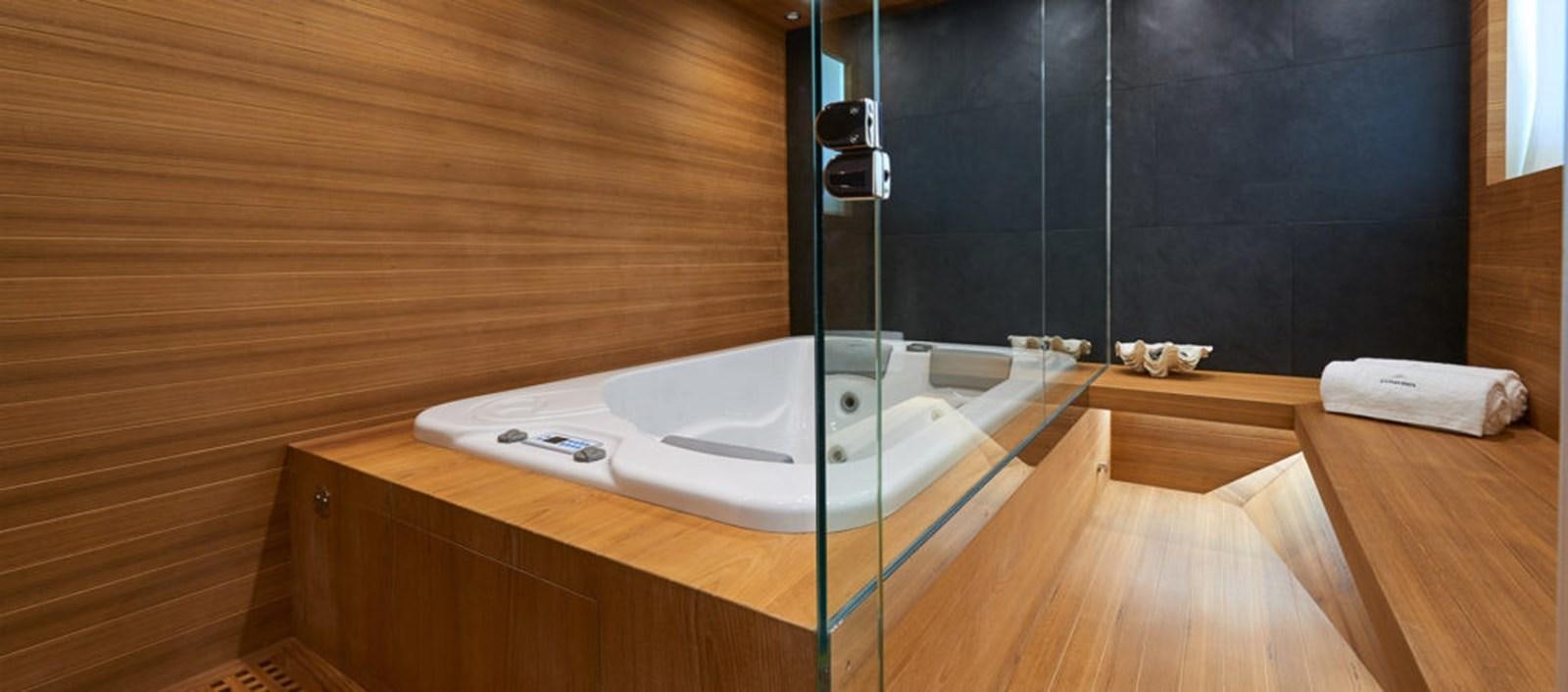 a sink in a bathroom aboard AST100CENROY Yacht for Sale