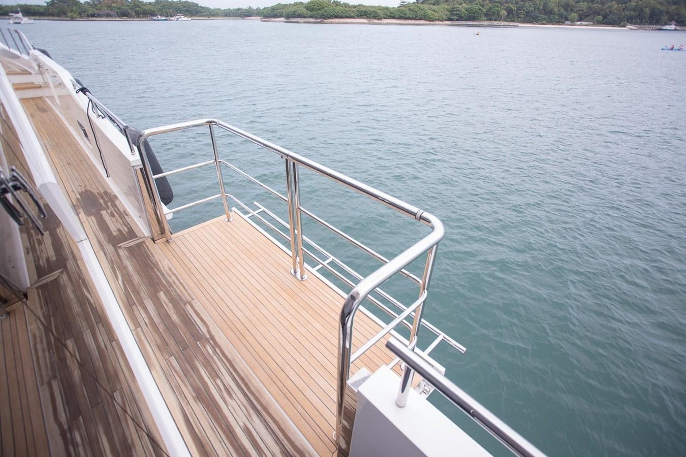 a boat on the water aboard THE SPIRIT OF ELIJAH Yacht for Sale