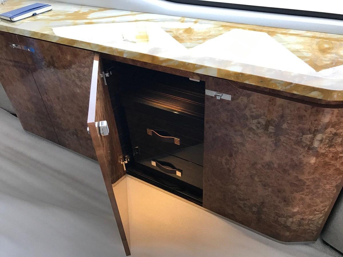 a drawer in a cabinet aboard THE SPIRIT OF ELIJAH Yacht for Sale