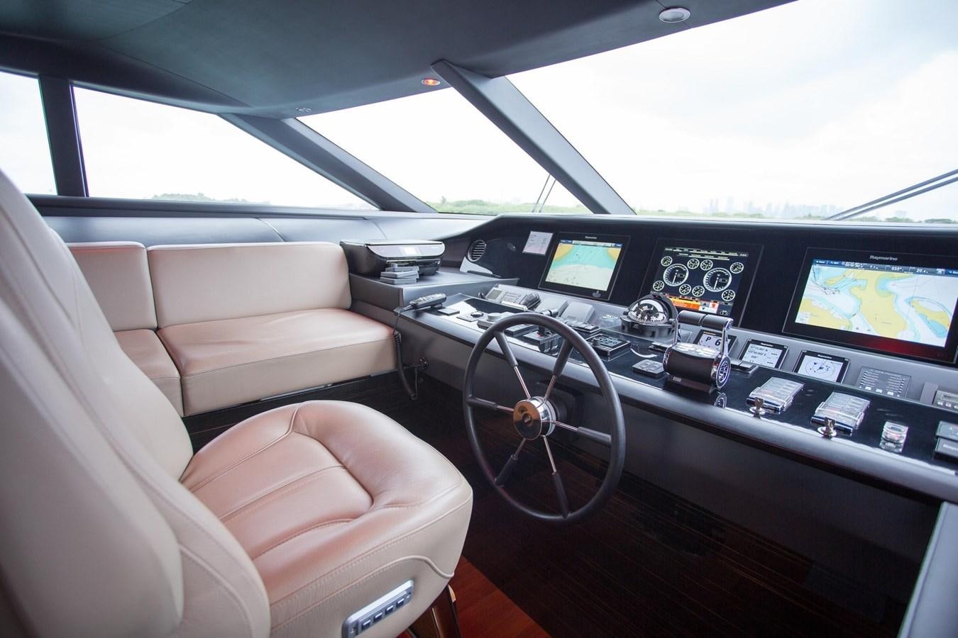 inside of a car aboard THE SPIRIT OF ELIJAH Yacht for Sale