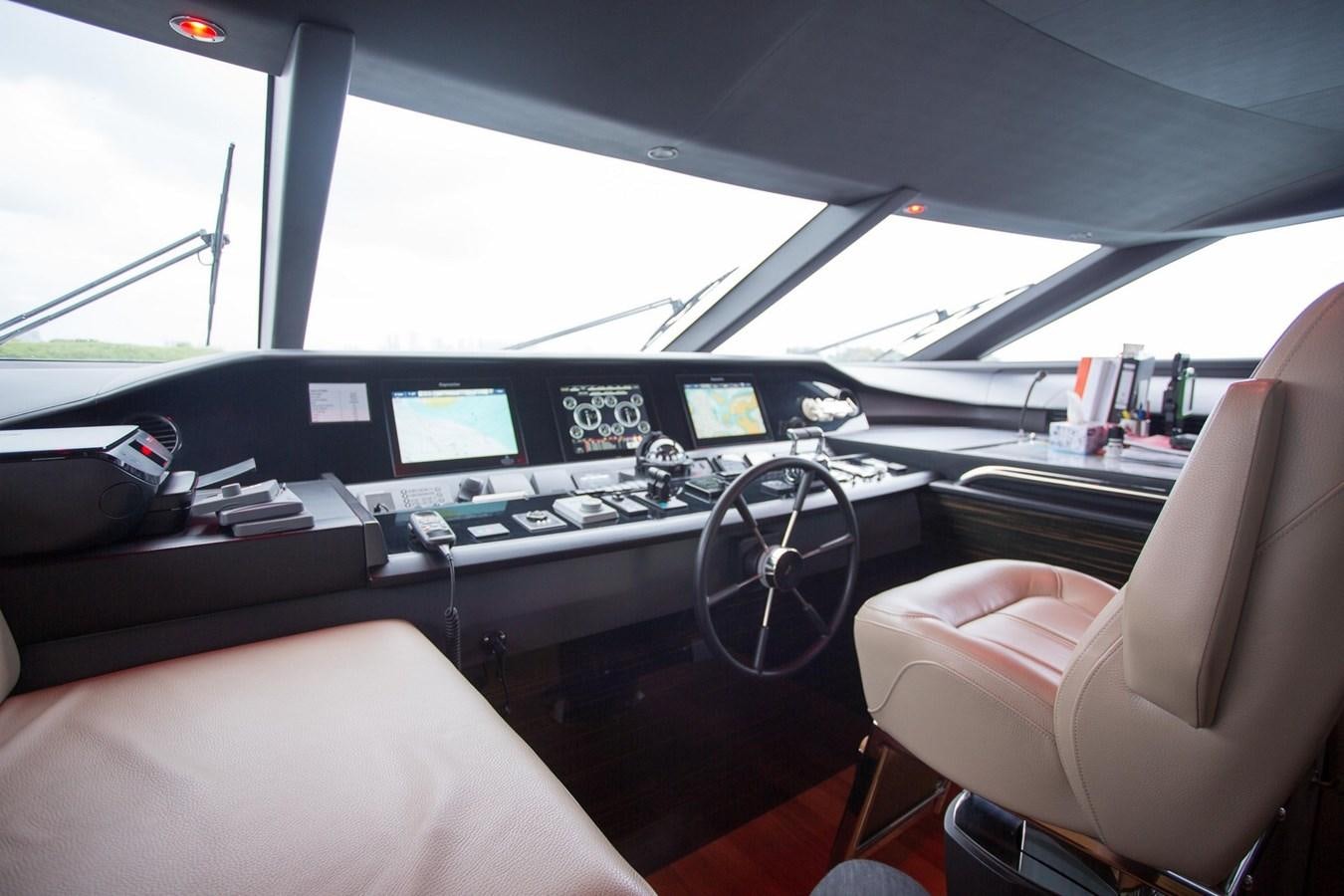 inside of a car aboard THE SPIRIT OF ELIJAH Yacht for Sale