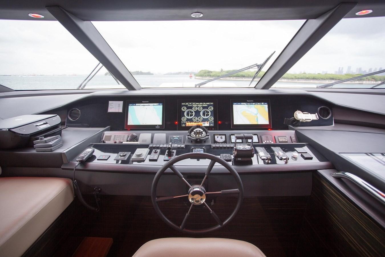 inside of a car aboard THE SPIRIT OF ELIJAH Yacht for Sale