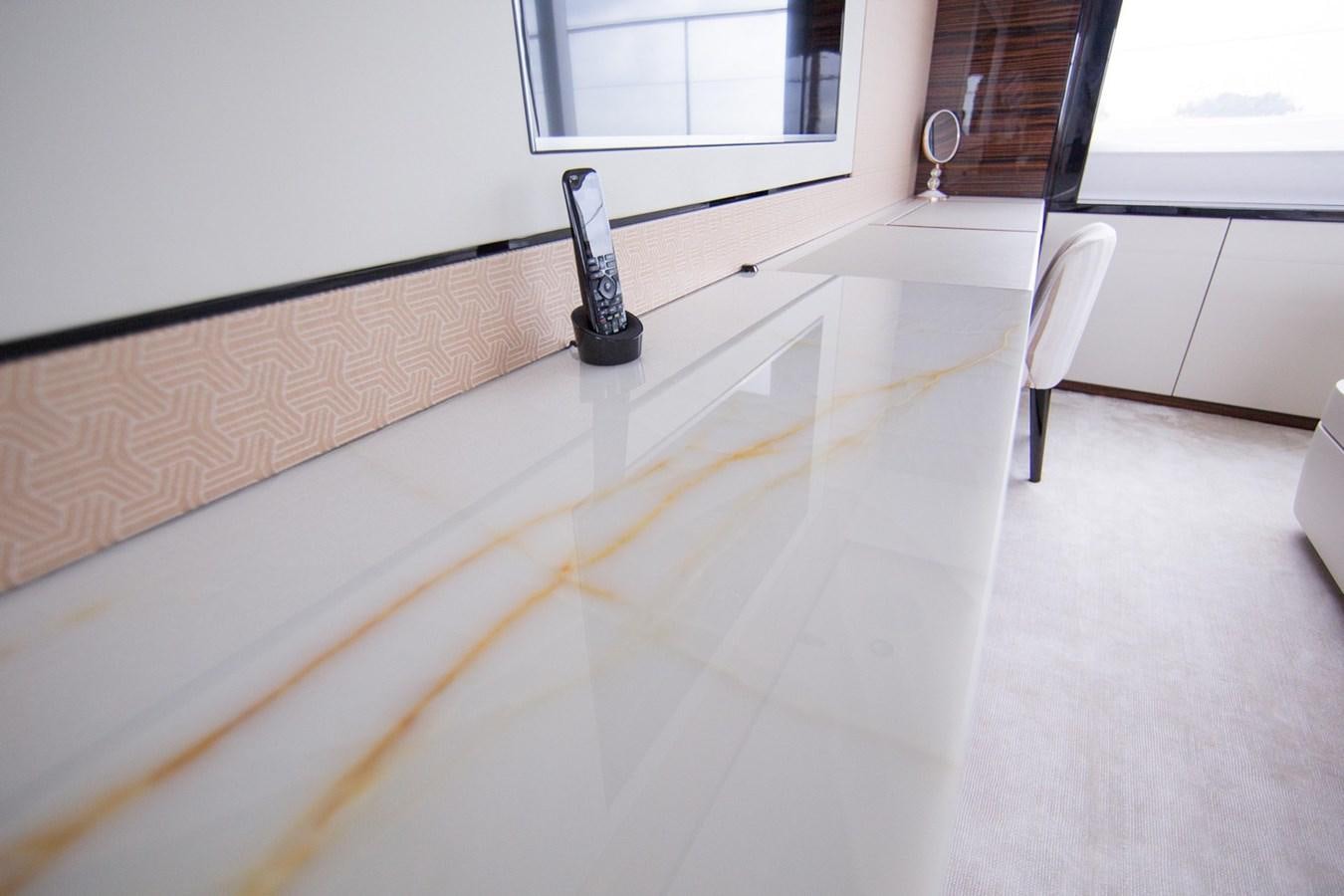 a black object on a white surface aboard THE SPIRIT OF ELIJAH Yacht for Sale