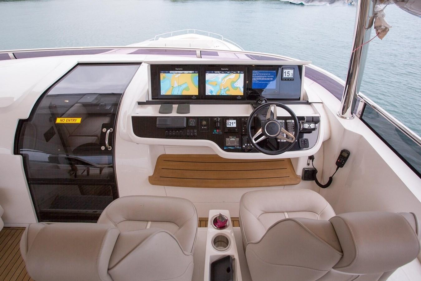 inside of a car aboard THE SPIRIT OF ELIJAH Yacht for Sale