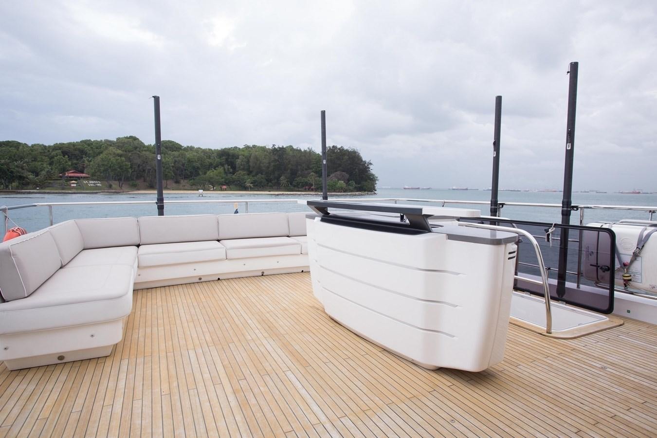 a boat on a dock aboard THE SPIRIT OF ELIJAH Yacht for Sale