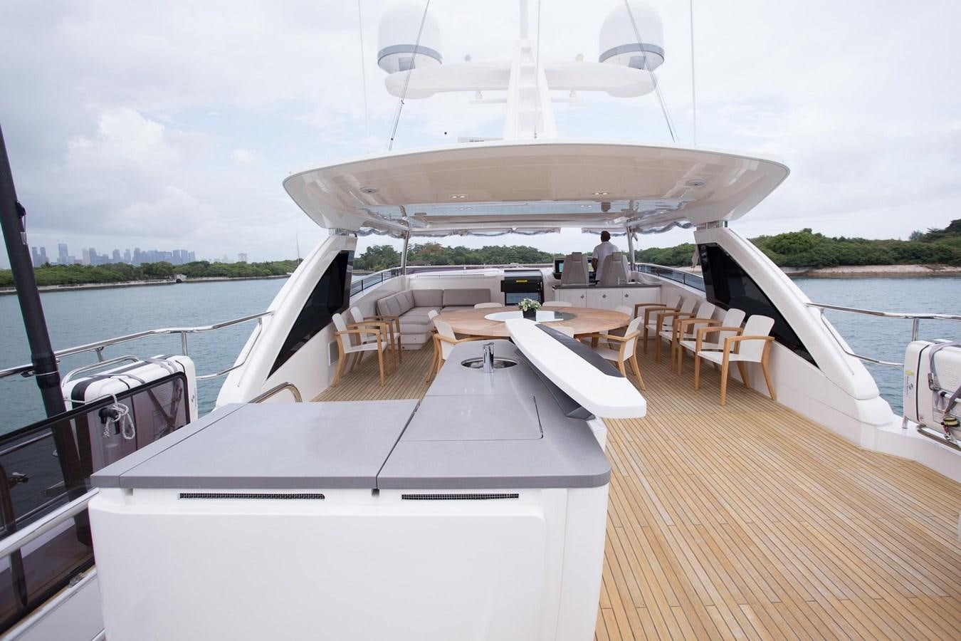 a boat on a deck aboard THE SPIRIT OF ELIJAH Yacht for Sale