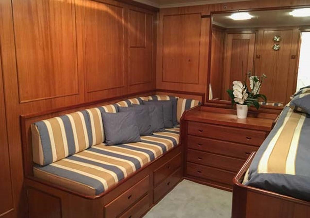 a bed in a cabin aboard FEI-SEEN Yacht for Sale