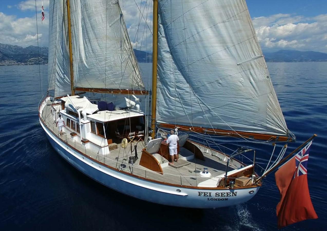 a boat on the water aboard FEI-SEEN Yacht for Sale