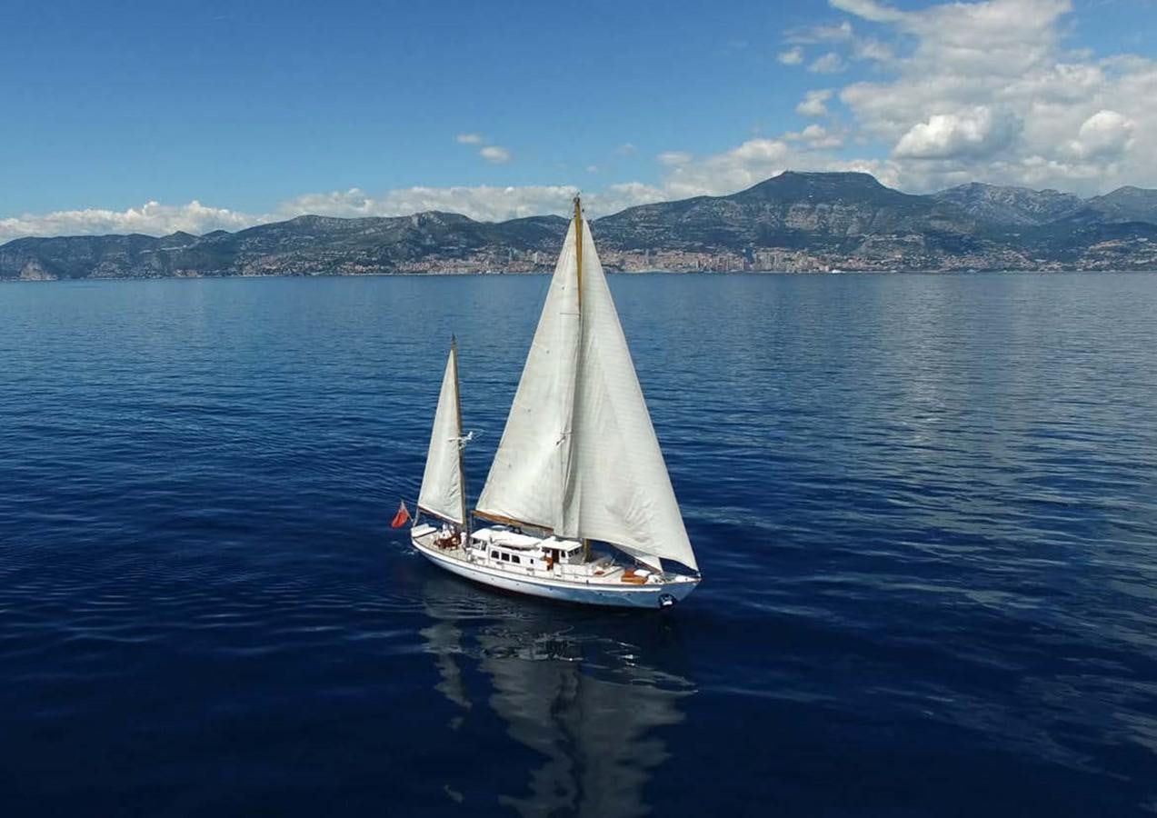 a sailboat on the water aboard FEI-SEEN Yacht for Sale