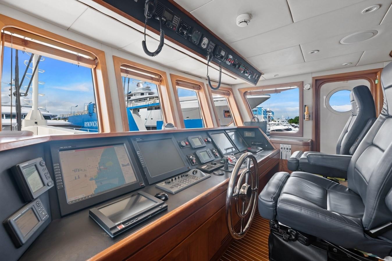 inside of a plane aboard A.B. NORMAL Yacht for Sale