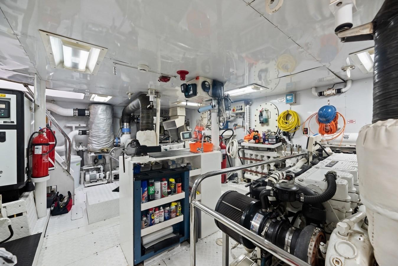 a room with equipment and equipment aboard A.B. NORMAL Yacht for Sale