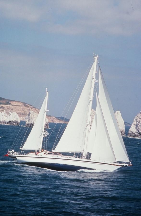 a sailboat on the water aboard IMPRESSION Yacht for Sale